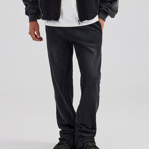 Conjunto Deportivo de Hombre, Corte Ajustado, con Logotipo Personalizado, Reflectante 3M, Lavado Ácido, con Cierre, Dos Piezas, para Invierno - Product Image 3