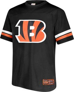 Camiseta Negra <span class=keywords><strong>de</strong></span> los Cincinnati Bengals Número 68 con Logotipo Naranja y Blanco, Mangas a Rayas, Material <span class=keywords><strong>de</strong></span> Poliéster, Duradera, <span class=keywords><strong>de</strong></span> Secado Rápido, Bordada - Product Image 2