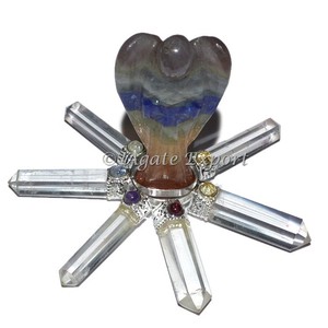 Generador de cuarzo de cristal Vastu, generador de energía curativa, herramienta de ágata - Product Image 5