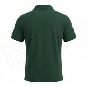 Camiseta de Hombre Tejida 100% Algodón Transpirable con Diseño de Rayas de Color Personalizado y Logotipo Bordado - Product Image 2