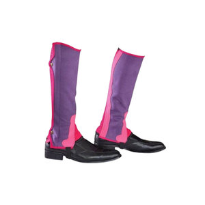 Purple Pink Nylon Spandex Mesh Riding <b>Chaps</b> for Horse Riders - Product Image 1