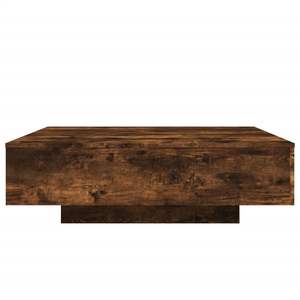 Mesa de centro de madera de ingeniería de roble ahumado de 39.4"x39.4"x12.2" - Product Image 6