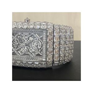 High Quality Customized Iced Out Lab Grown <b>Watch</b> Stainless Steel Best Quality Diamond <b>Watch</b> for <b>Men</b> - Product Image 4