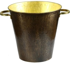 Seau à vin en métal de qualité supérieure, best-seller, pour la décoration de table, avec poignées durables, accessoires de bar à champagne, seau à glace pour vin - Product Image 1