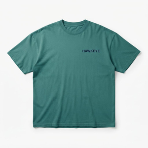 เสื้อยืดคอตตอน 100% คุณภาพสูง พิมพ์โลโก้ตามสั่ง เสื้อยืดโอเวอร์ไซส์สำหรับผู้ชาย เสื้อยืดทรงหลวมสไตล์สตรีทแวร์สำหรับผู้ชาย - Product Image 4
