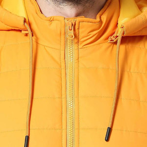 High Quality Spring Warm Eco-Friendly High Street <b>Men</b> Quilted <b>Jacket</b> Breathable Solid Color <b>Long</b> Sleeve with Custom Logo - Product Image 6