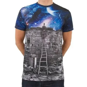 T-shirt de sport en coton tricoté pour homme, 100 % coton, écologique, anti-boulochage, logo personnalisé, sublimation thermique, séchage rapide, respirant, pour la gym - Product Image 6