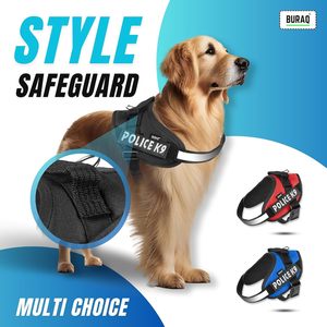 Police K9 Dog <b>Harness</b> OEM ODM Custom Logo Heavy Duty Tactical Training <b>Harness</b> Direct Manufacturer - Product Image 2