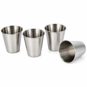 Gobelet à eau en acier inoxydable de qualité alimentaire, incassable, empilable, écologique, pour restaurant - Product Image 5