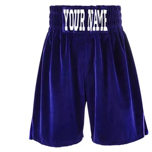 Shorts de boxe personnalisés de haute qualité en tissu satiné, imprimé sur toute la surface, doublure en mesh, cordon de serrage à la taille, vente en gros OEM - Product Image 4