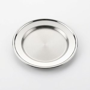Handmade SS304 Tapas <b>Plate</b> 16 cm Satin Bright Edge Catch <b>Ring</b> Dhara Drip <b>Ring</b> Home Decor Hotel Wedding Table Board - Product Image 6