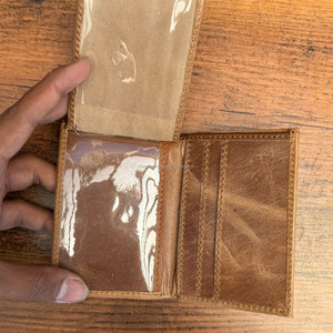 กระเป๋าสตางค์หนังพับได้หลากสีสำหรับใส่บัตร - Product Image 6