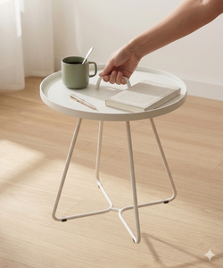 Vietnam Lumetal Movable Metal Powder Coated Modern Coffee <b>Table</b> with Iron Frame 1 Year Warranty for Living Room Indoor Use ODM - Product Image 3