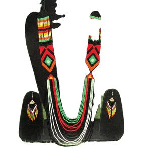 Collier ras du cou en perles de verre de haute qualité Maasai fait à la main pour les femmes de bijoux de mode - Product Image 1