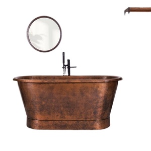 Haute qualité fait à la main Design moderne baignoires ovales autoportantes nouvelle finition blanche Antique attrayante baignoire de salle de bain - Product Image 1