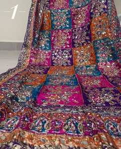Ethnic Floral Printed Silk <b>Shawls</b> Long Women's Fashion Accessory All Seasons Multi Colors Trendy <b>Shawls</b> Custom Designs & Logo - Product Image 2