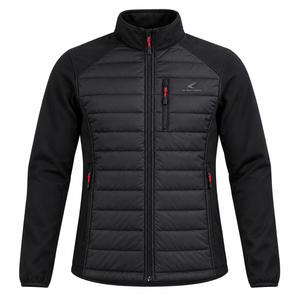 Outdoor Unisex Breathable <b>Waterproof</b> Hooded Microfleece <b>Jacket</b> Customized Wholesale Stand Zipper Windproof <b>Parka</b> - Product Image 3
