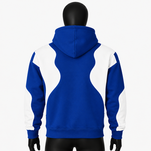 Men's Camouflage Color Block Double Zip up <b>Hoodie</b> Casual Cotton French Terry Sweatshirt with Front Pocket and WS Logo - Product Image 6