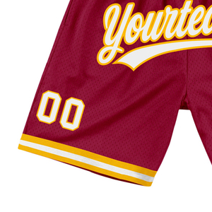 <b>Customized</b> Sports Team Shorts 100% Polyester Mesh Sublimated Club Name Training Basketball Athletic Shorts for Teamwear - Product Image 2