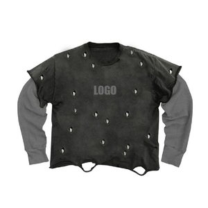 เสื้อยืดสองชั้นสุดฮิต ดีไซน์ทันสมัย ระบายอากาศได้ดี เนื้อผ้านุ่มสบาย เหมาะสำหรับผู้ชายและผู้หญิง สวมใส่สบายๆ ในชีวิตประจำวัน หรือกิจกรรมกลางแจ้ง ตามเทรนด์แฟชั่น - Product Image 6