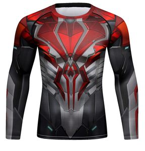 Camiseta de Compresión de Manga Larga para Hombre, Personalizada, para Natación y Entrenamiento, Sublimación, Ropa Deportiva OEM, Venta al Por Mayor - Product Image 6