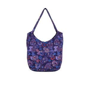 กระเป๋าผ้าฝ้ายทรงโฮโบสำหรับผู้หญิง - Product Image 2
