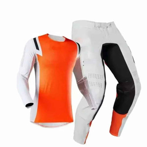Ensemble Maillot et Pantalon de Motocross Personnalisé OEM Grande Taille Noir Rétro pour Moto Tout-Terrain – Vente en Gros - Product Image 1