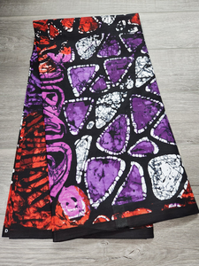 Tissu en coton imprimé Ankara africain vibrant pour la confection de vêtements, les loisirs créatifs et la mode – Tissu Ankara de qualité supérieure pour la couture et le patchwork - Product Image 4