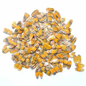Vente en gros de paires de pierres précieuses en jaspe abeille naturel, magnifiques et de qualité supérieure, pour boucles d'oreilles, pierres précieuses en vrac - Forme et taille personnalisables - Product Image 2