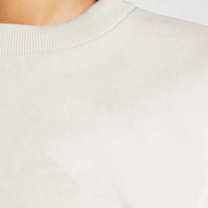 Sweat-shirt d'hiver pour femme en coton 100% respirant, écologique, grande taille, avec logo frontal lavé – Vente en gros en ligne – Meilleures ventes - Product Image 5