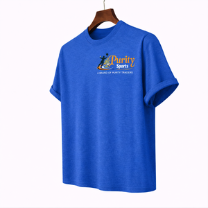 T-shirt pour homme Purity Sports sur mesure, design unique, séchage rapide, écologique, respirant, tissu 100% coton, manches courtes, coupe ample - Product Image 3