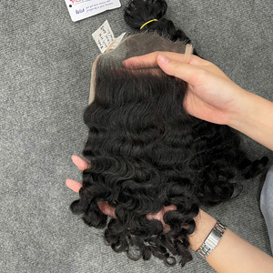 ราคาโรงงาน ผมดำแบบมัดเป็นช่อ ลอนหยิกแบบพม่า 100% ผมเวียดนามแบบเย็บด้วยเครื่อง ไม่พันกัน ไม่หลุดร่วง เงางามดุจแพรไหม - Product Image 6