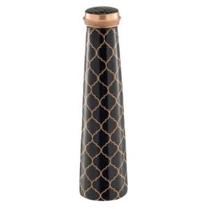 Bouteille d'eau en cuivre avec poignée, grande capacité 1000 ml, 100 % pure, pour le bureau, le yoga, bienfaits ayurvédiques, idéale pour offrir - Product Image 1