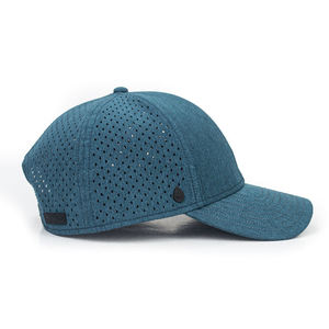Casquette Snapback Ajustable Noire à 6 Panneaux, Logo Brodé en Relief Blanc Délavé, Unisexe, Style Urbain, Hip Hop, Coton Uni - Product Image 4