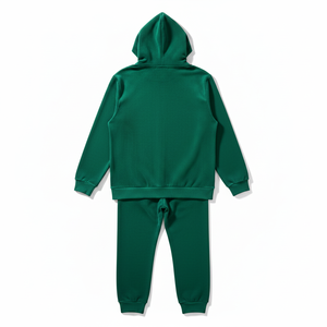 Conjunto deportivo con capucha para hombre, diseño de sudadera con capucha y pantalones, diseñado para entrenamiento, correr y fitness, cómodo. - Product Image 4