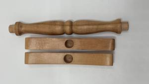 Handcrafted Solid Wood Niddy Noddy with <b>Engraving</b> for Winding & Measuring Yarn-For Spinners Knitters Weavers & Fiber Artists - Product Image 5
