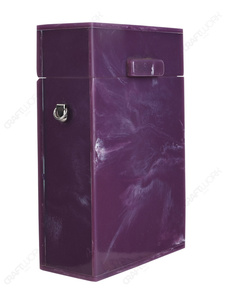 Pochette de soirée structurée verticale en résine marbrée, faite main en Inde, pour les acheteurs en gros, OEM et sous marque privée - Product Image 2