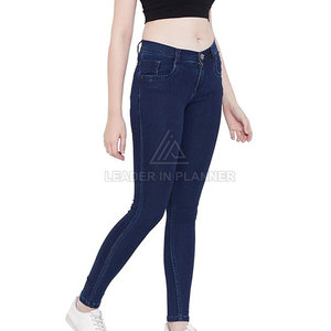 Venta al por mayor de pantalones vaqueros para mujer a precio económico, transpirables, para uso en invierno, pantalones vaqueros para mujer en venta en línea - Product Image 3