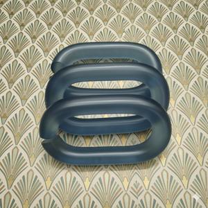 Cadena de Eslabones Hecha a Mano Personalizada de Resina Transparente Gruesa y Delgada, Ecológica, de Alta Calidad, al por Mayor - Product Image 5