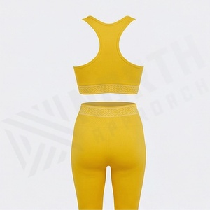 Conjunto de Yoga sin Costuras de Secado Rápido para Mujer, Sujetador Deportivo Reversible, Leggings Transpirables, Ropa Deportiva, Color Personalizado - Product Image 2