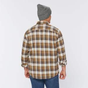 Camisa de franela a cuadros para hombre, clásica, de manga larga, con botones, para uso casual y al aire libre, chaqueta de franela, top de franela duradero - Product Image 3
