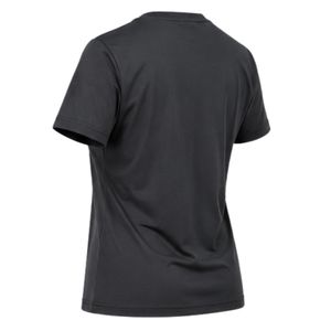 เสื้อยืดตัวอักษรประดับเพชรเทียมสีเทาสำหรับผู้หญิง เสื้อแขนสั้นลำลองแฟชั่น ดีไซน์กราฟิก เสื้อผ้าสำหรับใส่ทุกวัน - Product Image 6