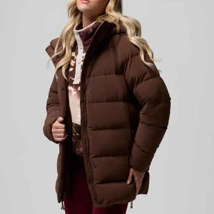 Chaqueta de Plumón Gruesa y Cálida de Moda para Mujer, Venta al por Mayor, Personalizada - Product Image 3