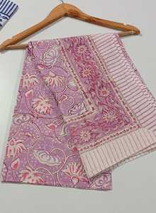 Handblock Print <b>Sarongs</b> Indigo Bagru Cotton Pareo Reversible Beach Coverup Eco-Friendly Indian Style Beach Wear - Product Image 2
