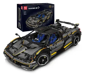 MouldKing 51101 Pagani Huayra Supercar, Bloques de Construcción, 400-800 Piezas, Escala 1:18, Modelo de Auto Deportivo Técnico, Juguete con Control por Aplicación - Product Image 1