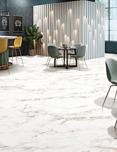 1200x1800 Marble Look Floor <b>Tile</b> Polished Stone Ceramic <b>Tile</b> Beige Brown Veined Porcelain Flooring for Restaurant Cafe - Product Image 4