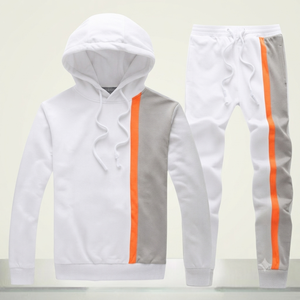 Conjunto de Dos Piezas, Sudadera con Capucha Estampada, Pantalones Deportivos, 100% Algodón, Casual, Invierno, Ligero, Secado Rápido, Transpirable, para Entrenamiento Físico - Product Image 4