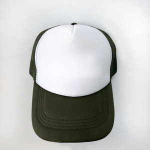 Casquette de camionneur en polyester bicolore à 5 panneaux avec logo personnalisé brodé pour adultes, streetwear, vêtements décontractés d'extérieur, fabriquée au Vietnam - Product Image 2