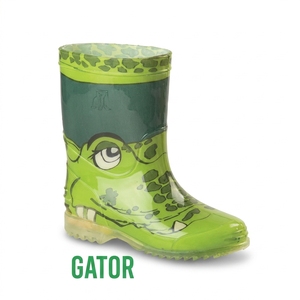 Bottes de pluie légères imprimées pour enfants, en PVC imperméable, antidérapantes, mi-mollet, motif canard, pour extérieur et jardin, unisexe - Product Image 4
