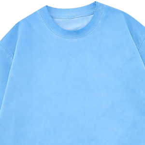 T-shirt Oversize Vintage Délavé à l'Acide, Manches Courtes, Col Rond, 220g, en Polyester/Coton, Style Streetwear, avec Logo Personnalisé sur le Devant - Product Image 2